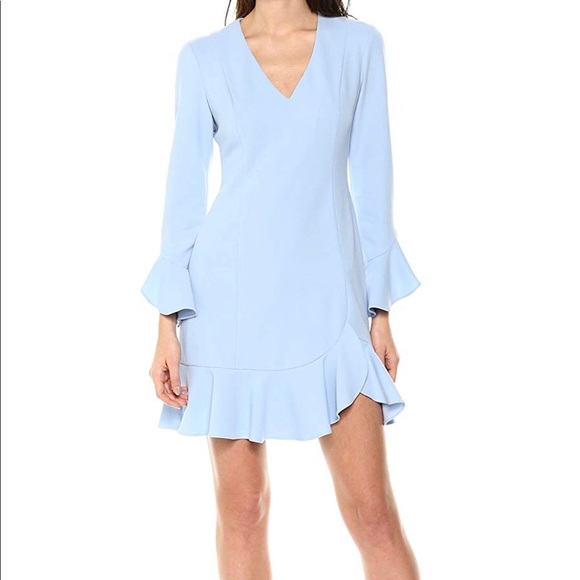 EASTER SPECIAL! Donna Morgan Ruffle Hem Dress - Picture 3 of 8